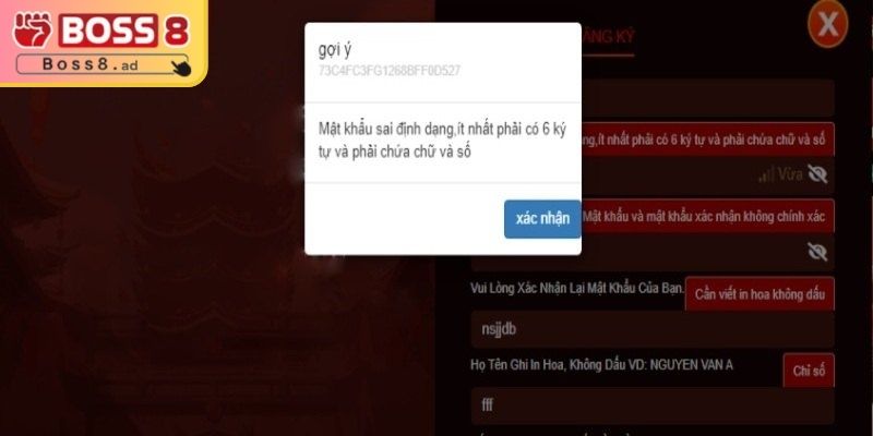 Hoàn tất xác nhận đăng ký để tham gia dịch vụ