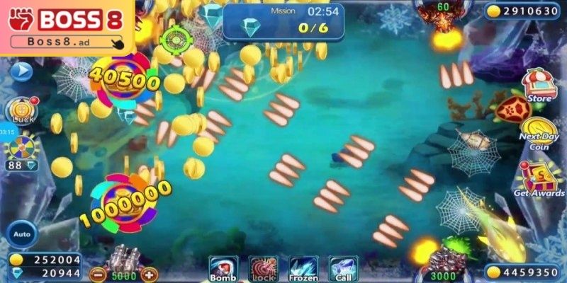 Jackpot Vua Đại Dương BOSS8 – Săn Kho Báu Đỉnh Cao 2 Phương pháp tính giá trị thưởng cho mỗi màn