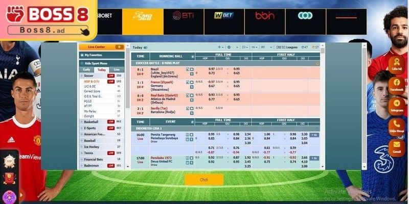 Hướng dẫn cách đọc kèo châu Âu chuẩn xác nhất tạiBOSS8