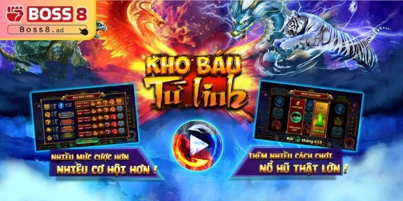Sơ lược về kho báu tứ linh BOSS8